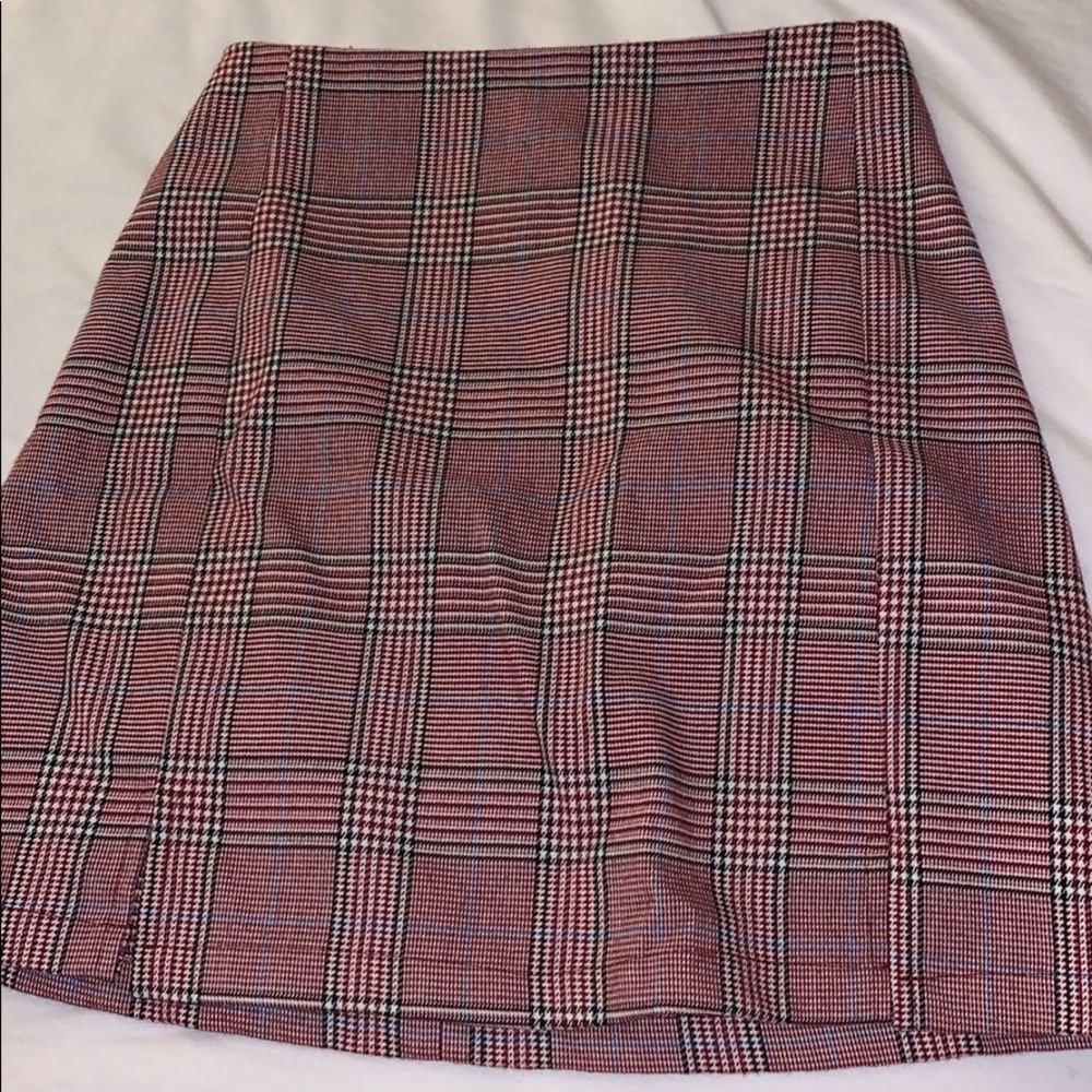 plad mini skirt